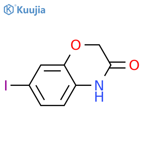 7-Iodo-2h-1,4-benzoxazin-3(4h)-one structure