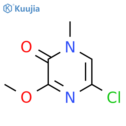 5-chloro-3-methoxy-1-methylpyrazin-2(1H)-one structure