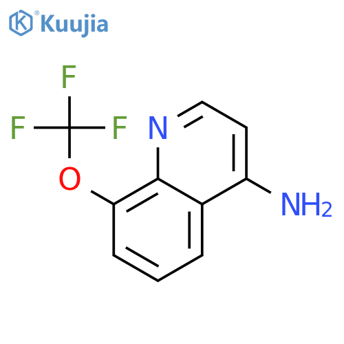 4-Amino-8-trifluoromethoxyquinoline structure