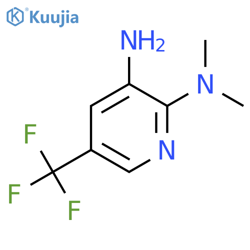 5-(Trifluoromethyl)-N2,N2-dimethylpyridine-2,3-diamine structure