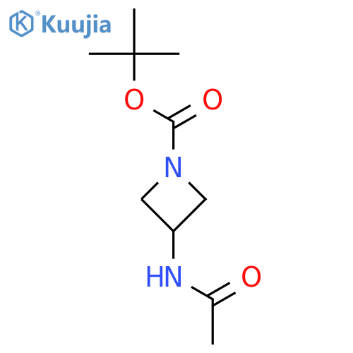 tert-Butyl 3-acetamidoazetidine-1-carboxylate structure