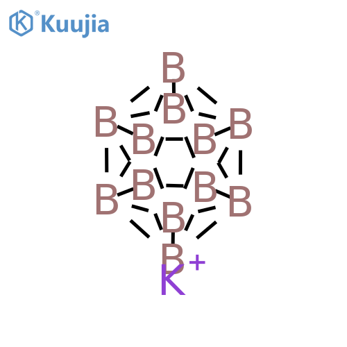 POTASSIUM DODECAHYDRODODECABORATE HYDRATE structure