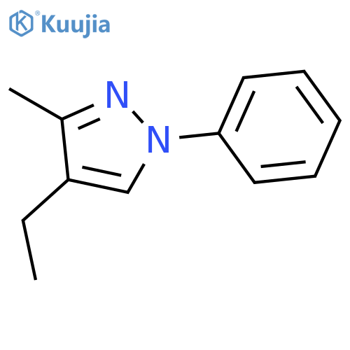 1H-Pyrazole, 4-ethyl-3-methyl-1-phenyl- structure