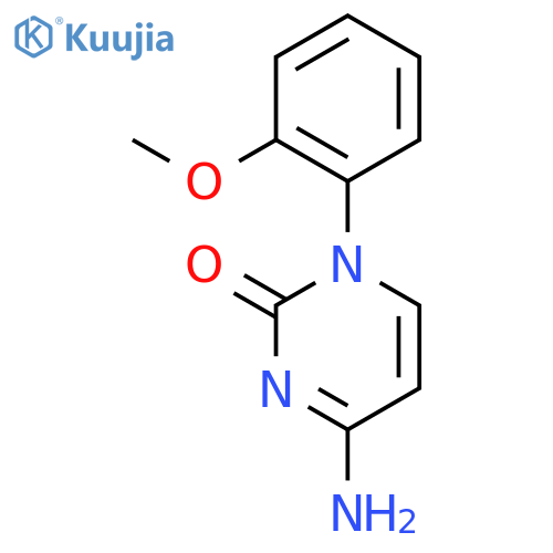 2(1H)-Pyrimidinone, 4-amino-1-(2-methoxyphenyl)- structure