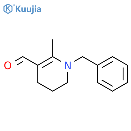 3-Pyridinecarboxaldehyde,1,4,5,6-tetrahydro-2-methyl-1-(phenylmethyl)- structure