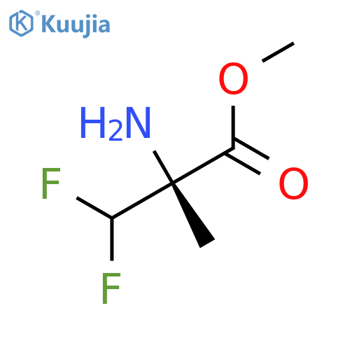 methyl 2-amino-3,3-difluoro-2-methylpropanoate structure