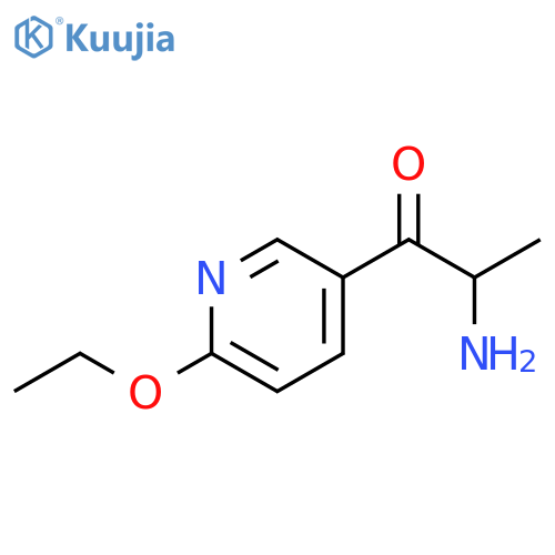 1-Propanone, 2-amino-1-(6-ethoxy-3-pyridinyl)- structure