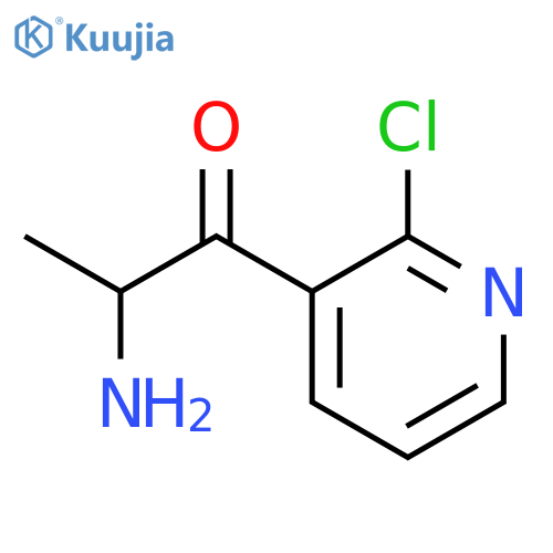 2-amino-1-(2-chloropyridin-3-yl)propan-1-one structure