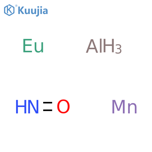 Aluminum europium manganese nitrogen oxide structure