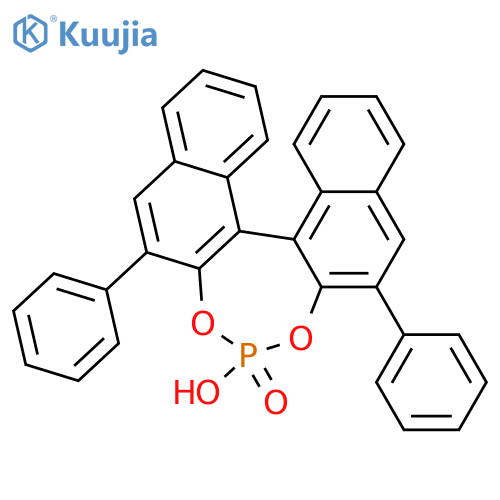 (S)-3,3'-Bis(phenyl)-1,1'-binaphthyl-2,2'-diyl hydrogenphosphate structure