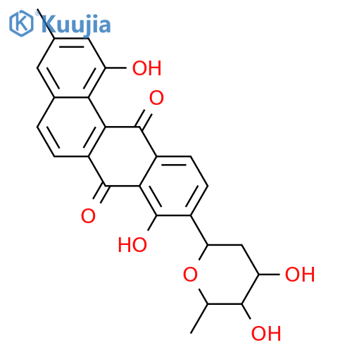 9-C-D-Olivosyltetrangulol structure
