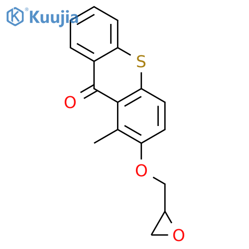 9H-Thioxanthen-9-one, 1-methyl-2-(oxiranylmethoxy)- structure