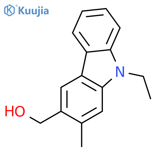 9H-Carbazole-3-methanol, 9-ethyl-2-methyl- structure