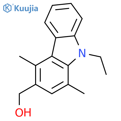 9H-Carbazole-3-methanol, 9-ethyl-1,4-dimethyl- structure