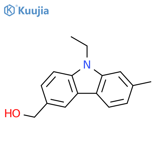 9H-Carbazole-3-methanol, 9-ethyl-7-methyl- structure