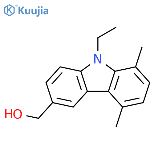 9H-Carbazole-3-methanol, 9-ethyl-5,8-dimethyl- structure