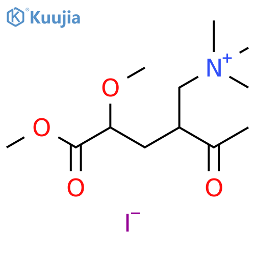 1-Pentanaminium, 2-acetyl-4,5-dimethoxy-N,N,N-trimethyl-5-oxo-, iodide (9CI) structure