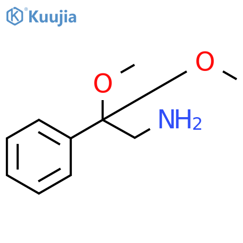 2,2-dimethoxy-2-phenylethan-1-amine structure