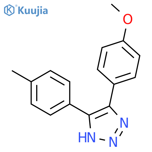 1H-1,2,3-Triazole, 4-(4-methoxyphenyl)-5-(4-methylphenyl)- structure