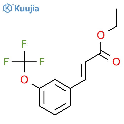 2-Propenoic acid, 3-[3-(trifluoromethoxy)phenyl]-, ethyl ester, (2Z)- structure