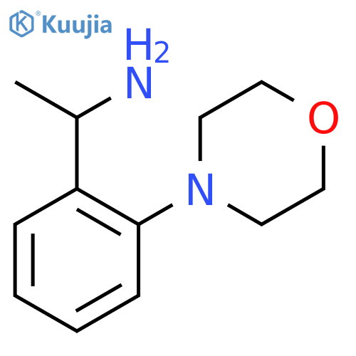 1-[2-(morpholin-4-yl)phenyl]ethan-1-amine structure