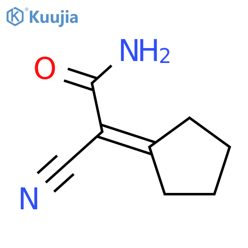 2-Cyano-2-cyclopentylideneacetamide structure