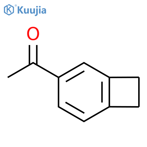 1-(Bicyclo[4.2.0]octa-1,3,5-trien-3-yl)ethanone structure