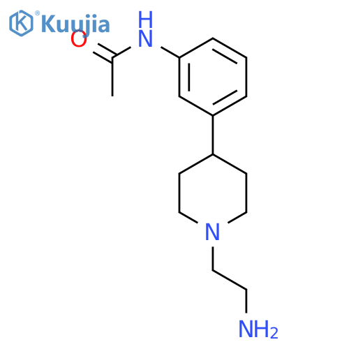 Acetamide, N-[3-[1-(2-aminoethyl)-4-piperidinyl]phenyl]- structure