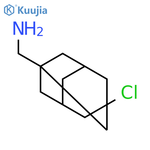 (3-chloroadamantan-1-yl)methanamine structure