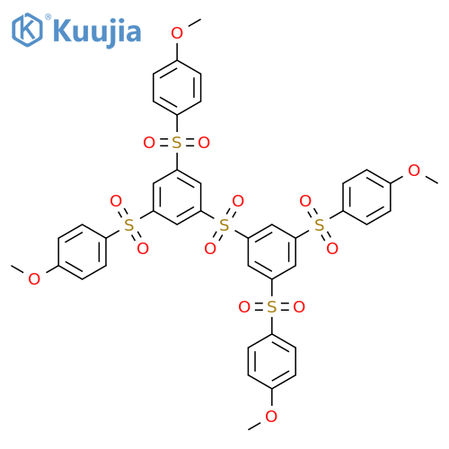 Benzene, 1,1'-sulfonylbis[3,5-bis[(4-methoxyphenyl)sulfonyl]- structure