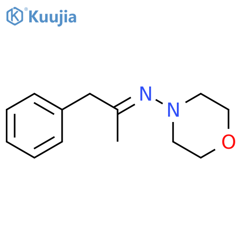 4-MORPHOLINAMINE, N-(1-METHYL-2-PHENYLETHYLIDENE)- structure