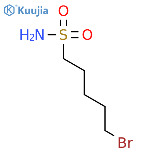 5-bromopentane-1-sulfonamide structure