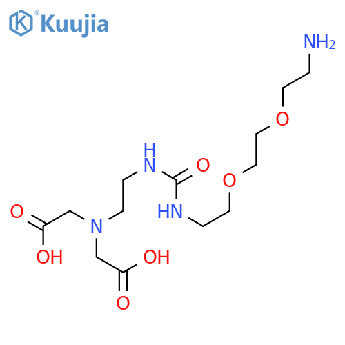 11,14-Dioxa-3,6,8-triazahexadecanoic acid,16-amino-3-(carboxymethyl)-7-oxo- structure