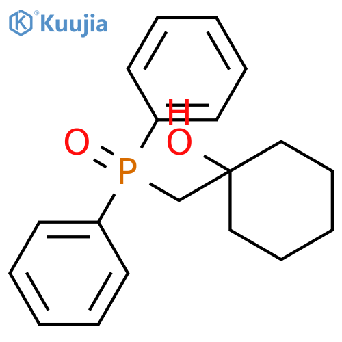 Cyclohexanol, 1-[(diphenylphosphinyl)methyl]- structure
