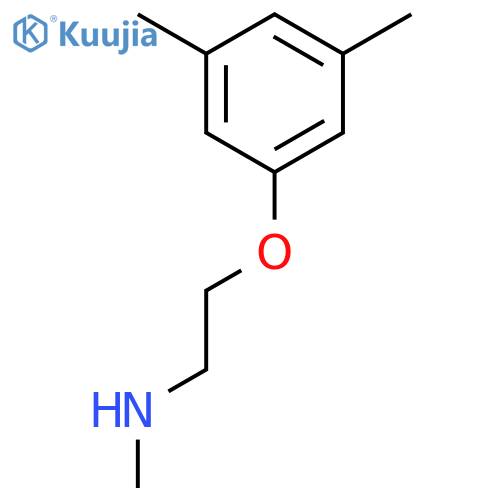 2-(3,5-Dimethylphenoxy)-N-methylethanamine structure