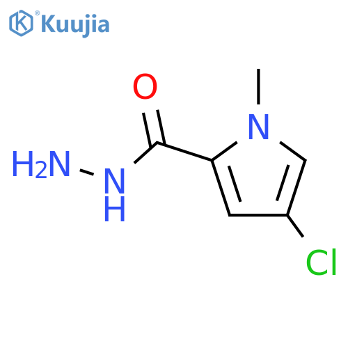4-chloro-1-methyl-1H-pyrrole-2-carbohydrazide structure