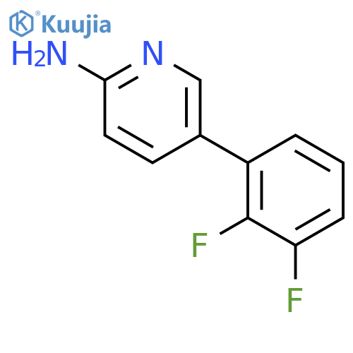 2-Amino-5-(2,3-difluorophenyl)pyridine structure