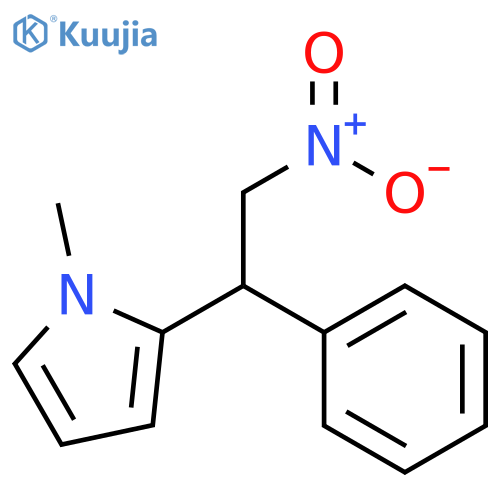 1H-Pyrrole, 1-methyl-2-(2-nitro-1-phenylethyl)- structure