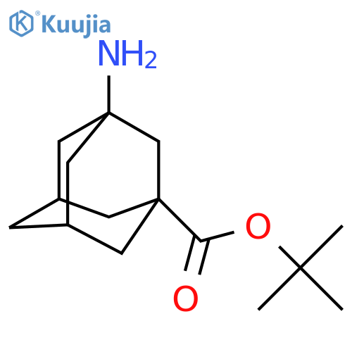 Tert-butyl 3-aminoadamantane-1-carboxylate structure
