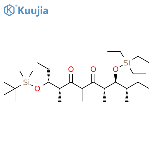 4,12-Dioxa-3,13-disilapentadecane-7,9-dione,5,13,13-triethyl-2,2,3,3,6,8,10-heptamethyl-11-[(1S)-1-methylpropyl]-,(5R,6R,10S,11S)- structure