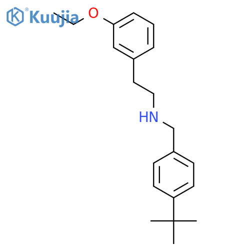 BENZENEETHANAMINE, N-[[4-(1,1-DIMETHYLETHYL)PHENYL]METHYL]-3-ETHOXY- structure