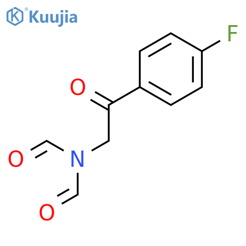 Formamide, N-[2-(4-fluorophenyl)-2-oxoethyl]-N-formyl- structure
