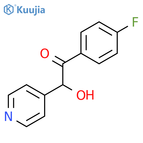 Ethanone, 1-(4-fluorophenyl)-2-hydroxy-2-(4-pyridinyl)- structure