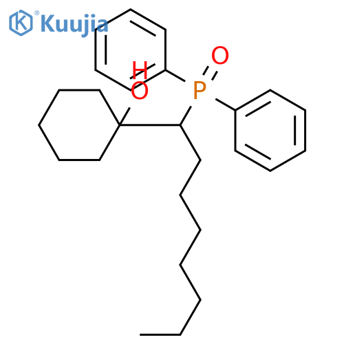 Cyclohexanol, 1-[1-(diphenylphosphinyl)octyl]- structure