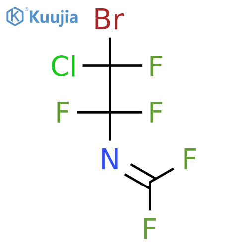 Carbonimidic difluoride, (2-bromo-2-chloro-1,1,2-trifluoroethyl)- structure