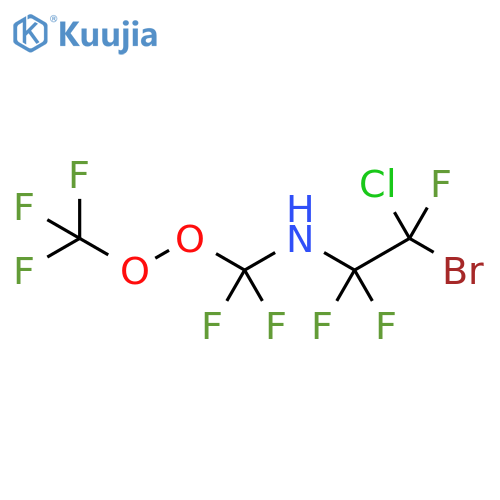 Ethanamine,2-bromo-2-chloro-N-[difluoro[(trifluoromethyl)dioxy]methyl]-1,1,2-trifluoro- structure