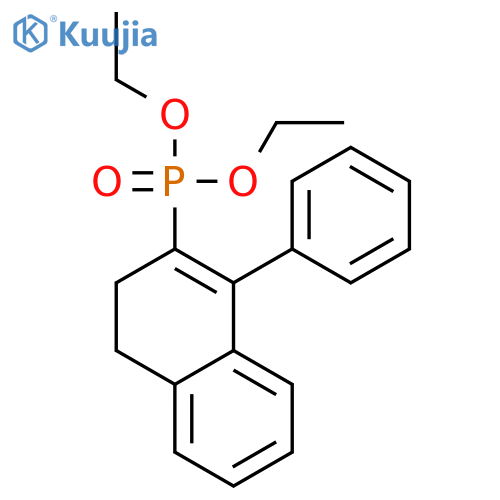 Phosphonic acid, (3,4-dihydro-1-phenyl-2-naphthalenyl)-, diethyl ester structure