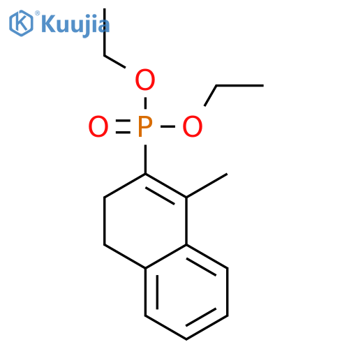Phosphonic acid, (3,4-dihydro-1-methyl-2-naphthalenyl)-, diethyl ester structure