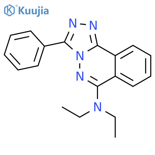 N,N-diethyl-3-phenyl[1,2,4]triazolo[3,4-a]phthalazin-6-amine structure