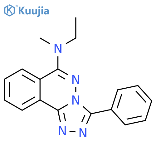 N-ethyl-N-methyl-3-phenyl[1,2,4]triazolo[3,4-a]phthalazin-6-amine structure